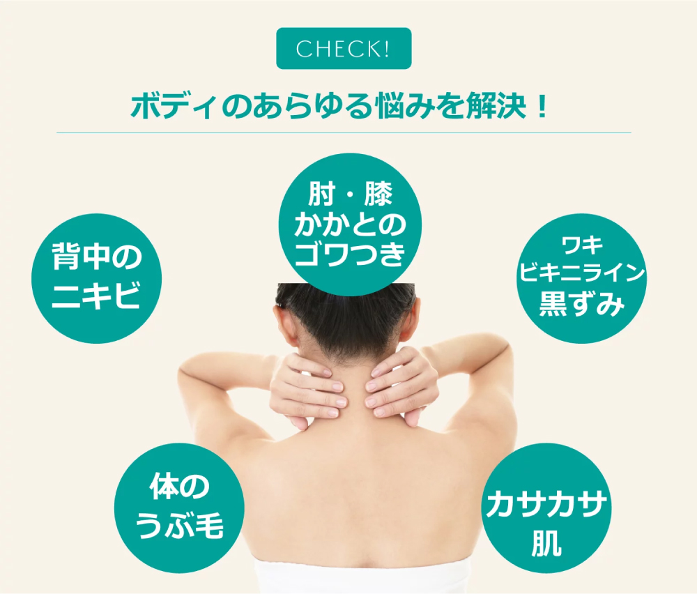 シルクで磨いてツルツルお肌に